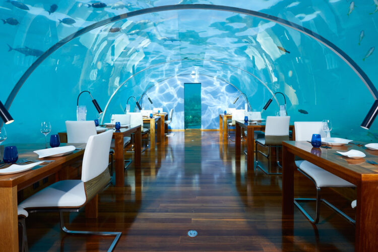 Conrad Maldives Rangali Island Unterwasser Restaurant