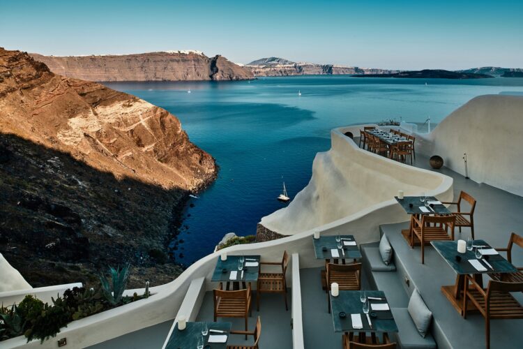 Mystique Hotel Santorini Restaurant