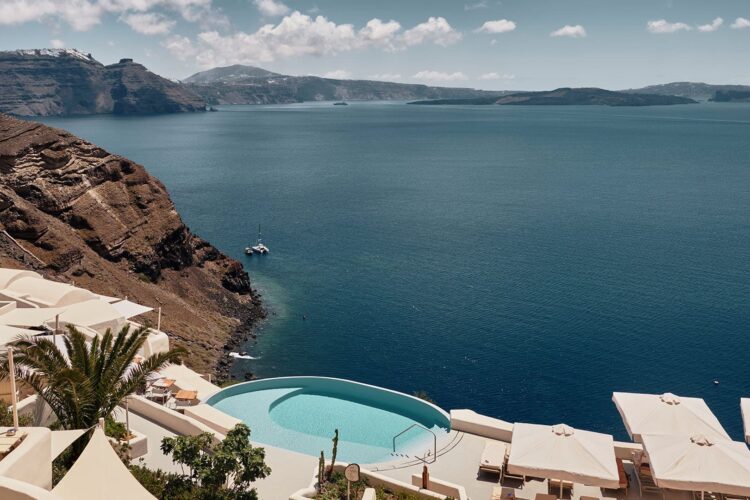 Mystique Hotel Santorini Pool