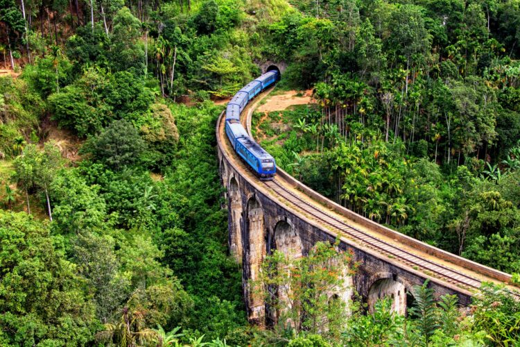 Zugfahrt bei Kandy