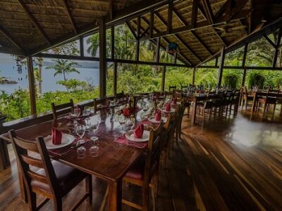 Aguila de Osa Rainforest und Marine Lodge Corcovado Nationalpark Costa Rica Restaurant